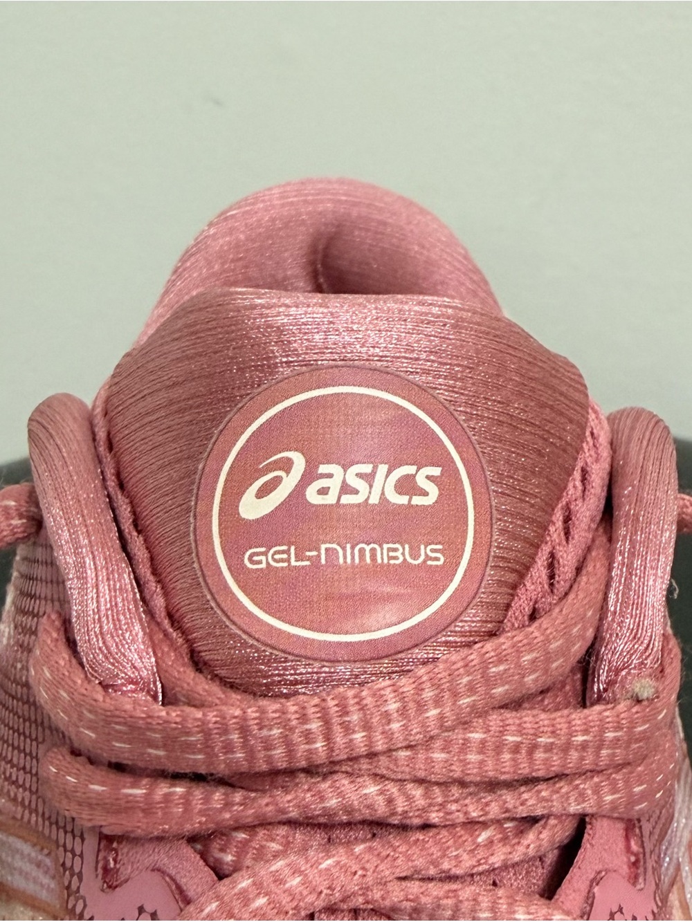 Asics Gel Nimbus 23 Smokey Rose Pure Bronze Pink Cream Running Sneakers 9 - Picture 10 of 12
